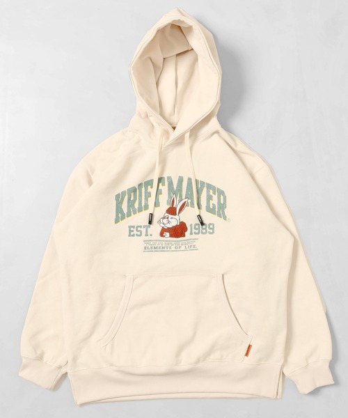 KRIFF MAYER Lady's Collection(クリフメイヤーレディースコレクション)の「裏起毛ゆるパーカー(ラビット)(パーカー・レディース・ナチュラル/カラフル/チャコール/ピンク/カーキ/グレー・MEDIUM/LARGE)」の13枚目の写真