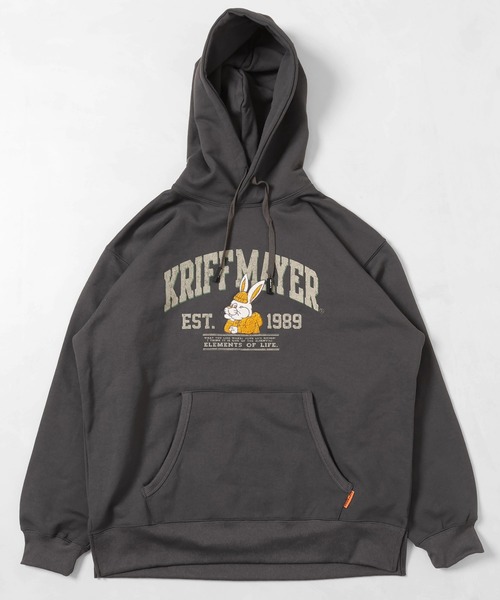 KRIFF MAYER Lady's Collection(クリフメイヤーレディースコレクション)の「裏起毛ゆるパーカー(ラビット)(パーカー・レディース・ナチュラル/カラフル/チャコール/ピンク/カーキ/グレー・MEDIUM/LARGE)」の15枚目の写真