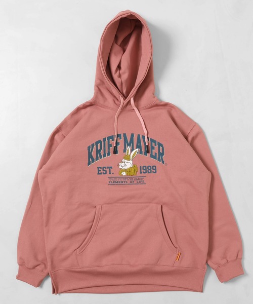 KRIFF MAYER Lady's Collection(クリフメイヤーレディースコレクション)の「裏起毛ゆるパーカー(ラビット)(パーカー・レディース・ナチュラル/カラフル/チャコール/ピンク/カーキ/グレー・MEDIUM/LARGE)」の16枚目の写真