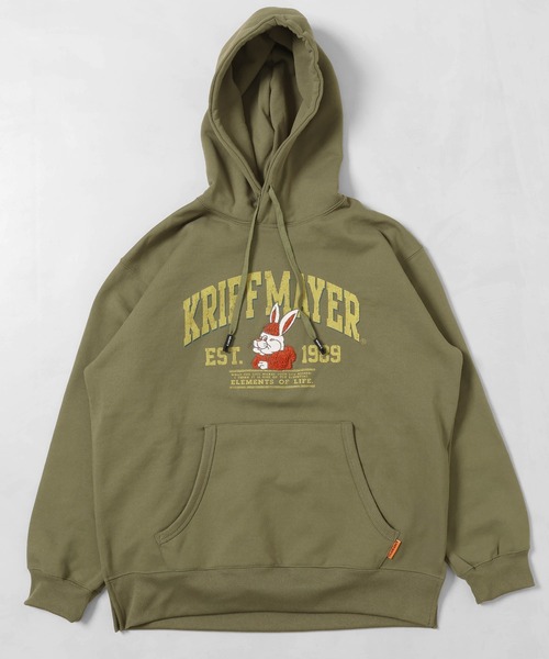 KRIFF MAYER Lady's Collection(クリフメイヤーレディースコレクション)の「裏起毛ゆるパーカー(ラビット)(パーカー・レディース・ナチュラル/カラフル/チャコール/ピンク/カーキ/グレー・MEDIUM/LARGE)」の17枚目の写真