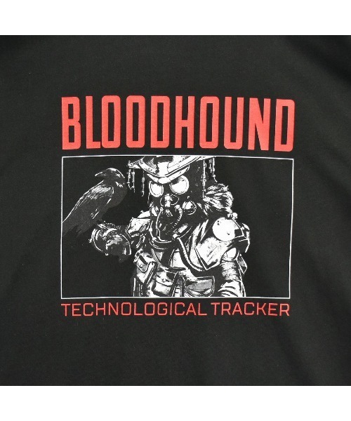 RUGGEDWORKS(ラゲッドワークス)の「【完売】APEX LEGENDS (TM) 【エーペックスレジェンズ】 ブラッドハウンド Tシャツ(Tシャツ/カットソー・メンズ・ブラック・LL/L/M)」の4枚目の写真