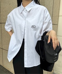 round logo short sleeve shirt / ラウンドロゴショートスリーブシャツ