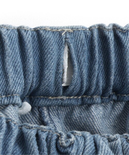 p.premier(ピードットプルミエ)の「ゆるシルエットのワイドタックパンツ(その他パンツ・キッズ・ブルー/ブラック/カーキ・90/100/110/120/80/130/140)」の5枚目の写真