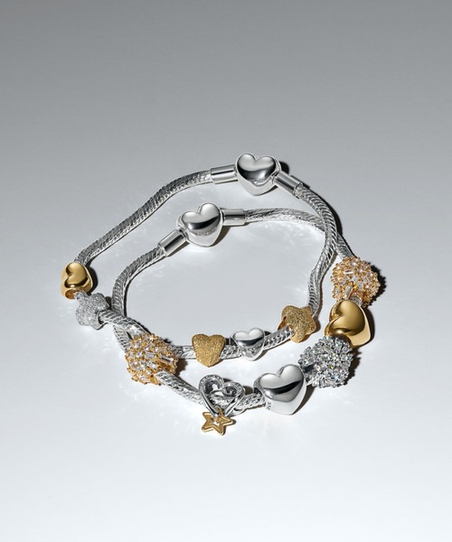 Be Love エングレイバブル ハート シルバー チャーム（チャーム