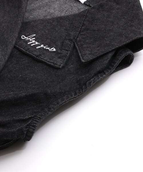 algy（アルジー）の「ロゴベルトジャケットジャンスカ（ジャンパースカート・キッズ・ブラック/チェック・XX-SMALL/X-SMALL/SMALL/MEDIUM）」の12枚目の写真