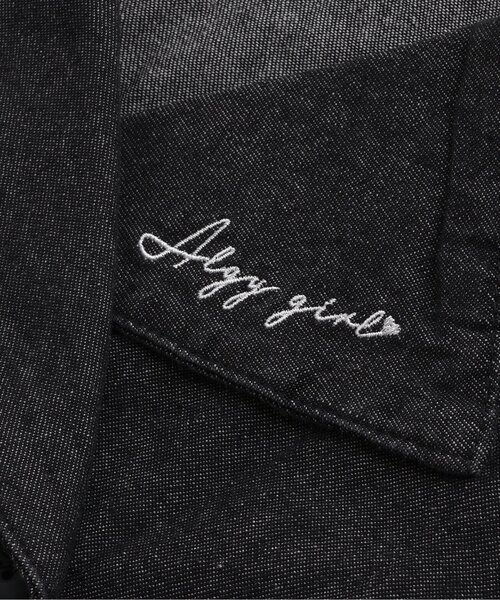 algy（アルジー）の「ロゴベルトジャケットジャンスカ（ジャンパースカート・キッズ・ブラック/チェック・XX-SMALL/X-SMALL/SMALL/MEDIUM）」の13枚目の写真