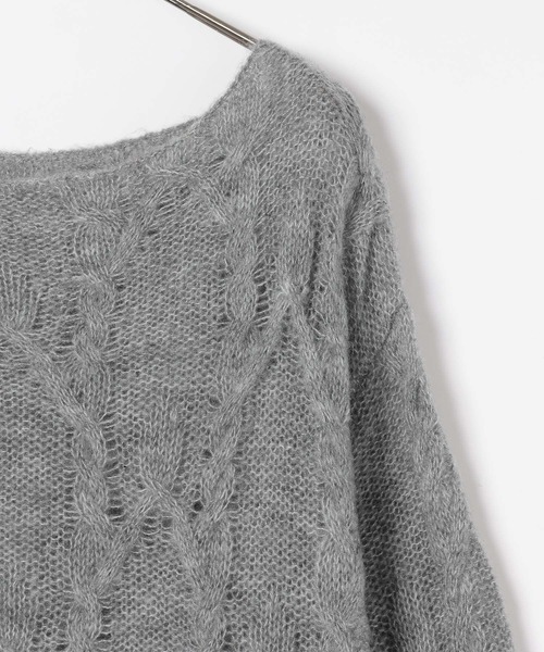 ニット セーター オフショルチュニックニット　145156 レディース Heather（ヘザー）の「オフショルチュニックニット 145156