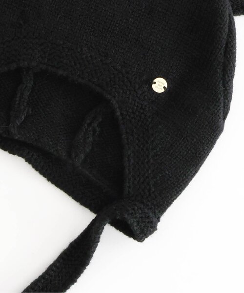 apres les cours（アプレレクール）の「うさ耳ボンネット（その他ベビー用品・キッズ・アイボリー/ブラック・48/46）」の15枚目の写真