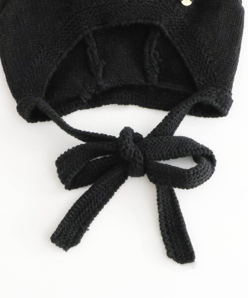 apres les cours（アプレレクール）の「うさ耳ボンネット（その他ベビー用品・キッズ・アイボリー/ブラック・48/46）」の17枚目の写真