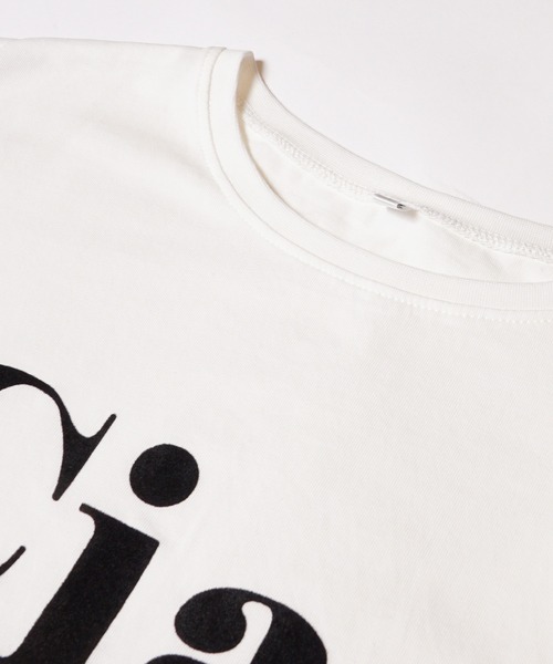 coca(coca)(コカ)の「フロッキープリントフレンチスリーブTシャツ(Tシャツ/カットソー・レディース・ホワイト/グレー・S/M/L)」の15枚目の写真