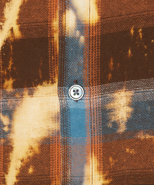 Revo.（レボ）の「【Revo.】チェック/フリンジ/ブリーチシャツ（シャツ/ブラウス・メンズ・ブラウン/ネイビー・M/L）」の17枚目の写真