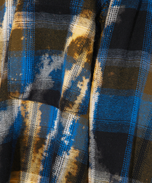 Revo.（レボ）の「【Revo.】チェック/フリンジ/ブリーチシャツ（シャツ/ブラウス・メンズ・ブラウン/ネイビー・M/L）」の20枚目の写真