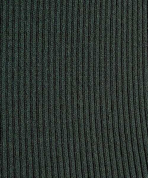 grove（グローブ）の「◆RNドライタッチリブ5分袖プルオーバー（ニット/セーター・レディース・モスグリーン/ブラック/オフホワイト・02/03/01/04/05）」の14枚目の写真
