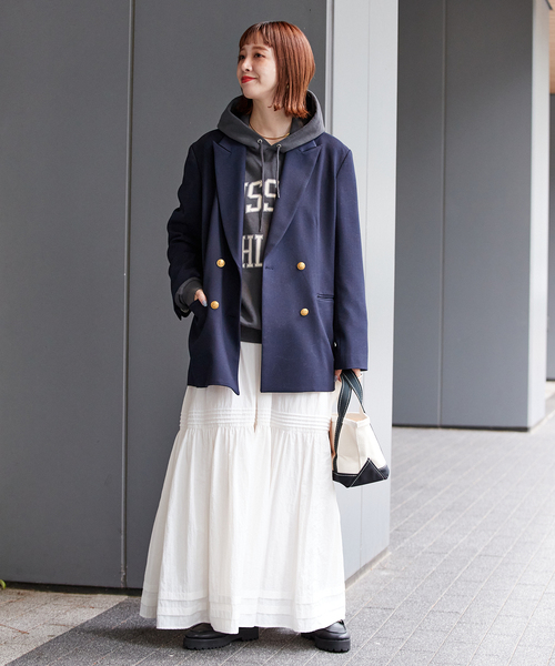 B.C STOCK（ベーセーストック）の「Wブレストボクシー4Bブレザー