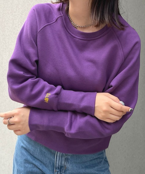 刺繍フーディ裏起毛ミディアムショート ちょうど良い着丈を探したオリジナルトレーナー 長い袖がスタイル良く見せるこなれたバランス 刺繍がスパイシー 楽天市場】裏起毛 ショート丈 ロゴ 刺繍 スウェット トップス