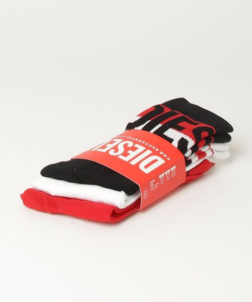 DIESEL(ディーゼル)の「メンズ ソックス 3枚パック(ソックス/靴下・メンズ・その他2/その他/その他3/その他4/その他5・SMALL/LARGE/MEDIUM)」の9枚目の写真