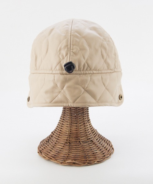 polcadot（ポルカドット）の「FAKE LEATHER EARCOVER CAP／合皮キルティング イヤーカバーキャップ（キャップ・メンズ・ブラック/ベージュ/ブラウン・FREE）」の21枚目の写真