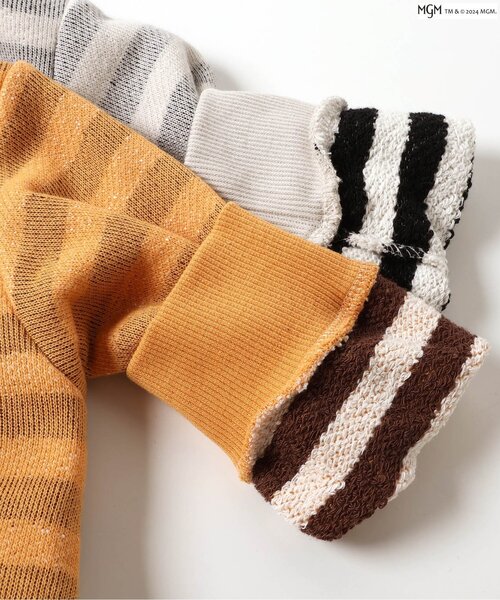 F.O.KIDS（エフオーキッズ）の「【ピンクパンサー】サガラワッペントレーナー（スウェット・キッズ・キナリ/オレンジ/グリーン・80/90/100/110/120/130/140）」の10枚目の写真