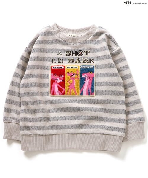 F.O.KIDS（エフオーキッズ）の「【ピンクパンサー】サガラワッペントレーナー（スウェット・キッズ・キナリ/オレンジ/グリーン・80/90/100/110/120/130/140）」の11枚目の写真