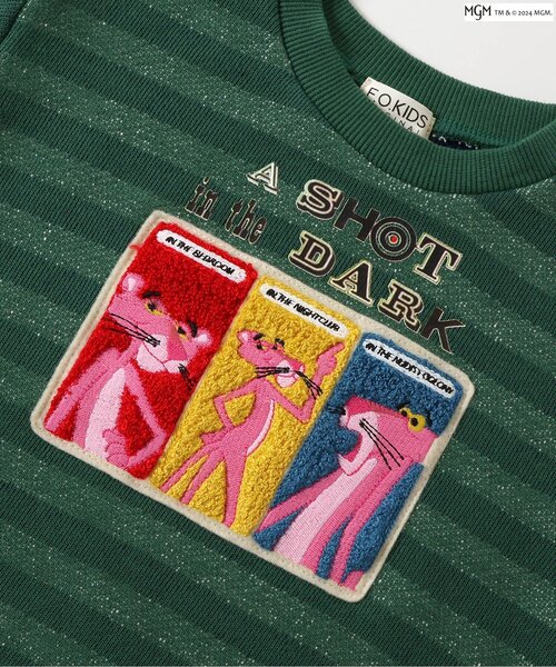 F.O.KIDS（エフオーキッズ）の「【ピンクパンサー】サガラワッペントレーナー（スウェット・キッズ・キナリ/オレンジ/グリーン・80/90/100/110/120/130/140）」の18枚目の写真