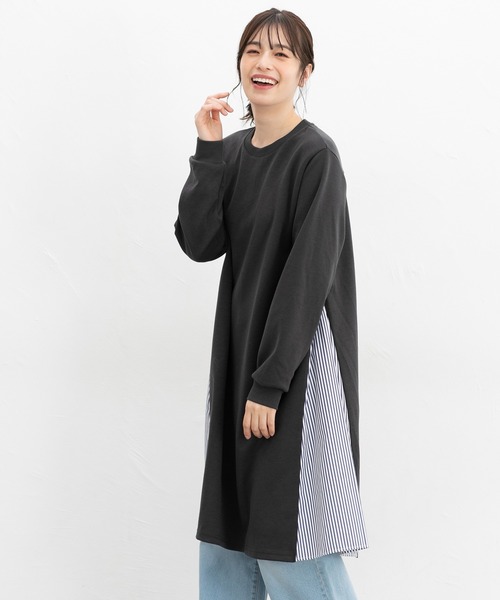 チェリーバニー柄ワンピース 黒 チェリーバニー柄ワンピース | Chalmiere │ axes femme onlineshop