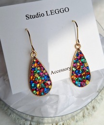 Studio LEGGO/カラフルレトロピアス
