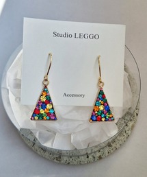 Studio LEGGO/カラフルレトロピアス