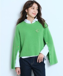 JUSGLITTY（ジャスグリッティー）の「2WAYケープクロップドニット