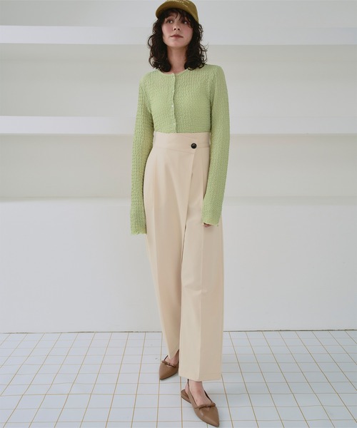 前後2wayポコポコジャガードトップス（Tシャツ/カットソー）｜titivate