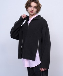 TASTE by Knit(�e�C�X�g�o�C�j�b�g)�́yTASTE by Knit�zTriple zip pullover(�j�b�g/�Z�[�^�[)