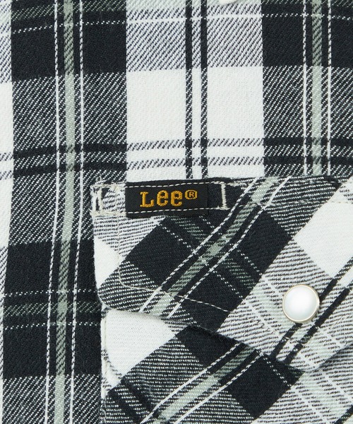 Lee（リー）の「Lee/リー ウエスタンシャツ ネル チェックシャツ（シャツ/ブラウス・メンズ・ブラック/レッド・MEDIUM/LARGE/X-LARGE/SMALL）」の22枚目の写真