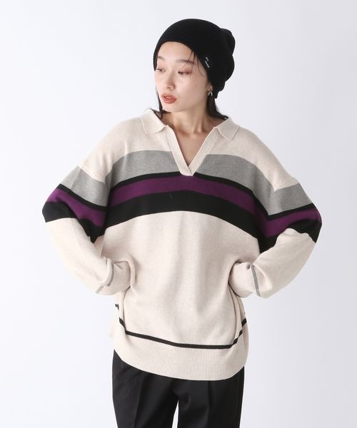 Rubyさん専用 JEANASIS（ジーナシス）の「パネルボーダースキッパープル