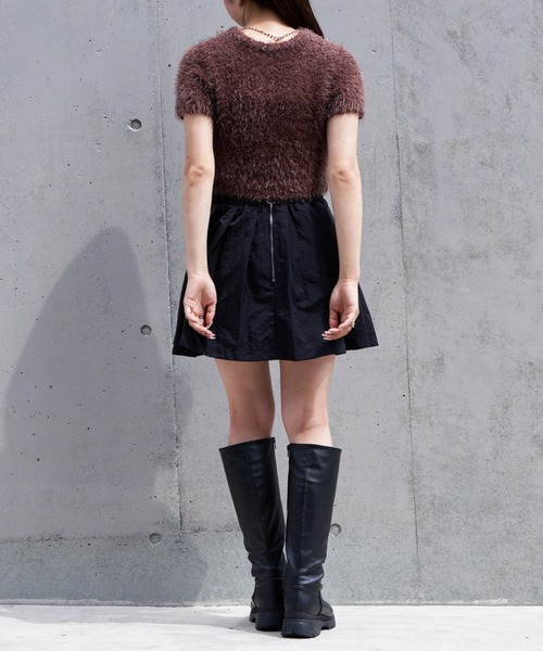 RAY CASSIN(レイカズン)の「プリーツボリュームミニスカート(スカート・レディース・ベージュ系その他2/ブラック/グレー・FREE)」の10枚目の写真