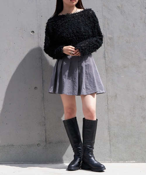 RAY CASSIN(レイカズン)の「プリーツボリュームミニスカート(スカート・レディース・ベージュ系その他2/ブラック/グレー・FREE)」の12枚目の写真