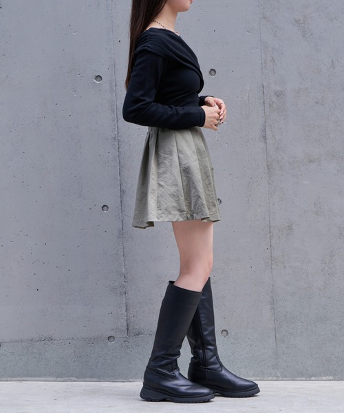 RAY CASSIN(レイカズン)の「プリーツボリュームミニスカート(スカート・レディース・ベージュ系その他2/ブラック/グレー・FREE)」の21枚目の写真