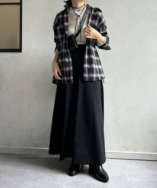 【セール】ポンチフレアスカート（スカート）｜DouDou（ドゥドゥ）