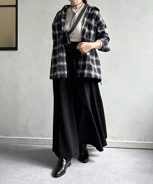 【セール】ポンチフレアスカート（スカート）｜DouDou（ドゥドゥ）