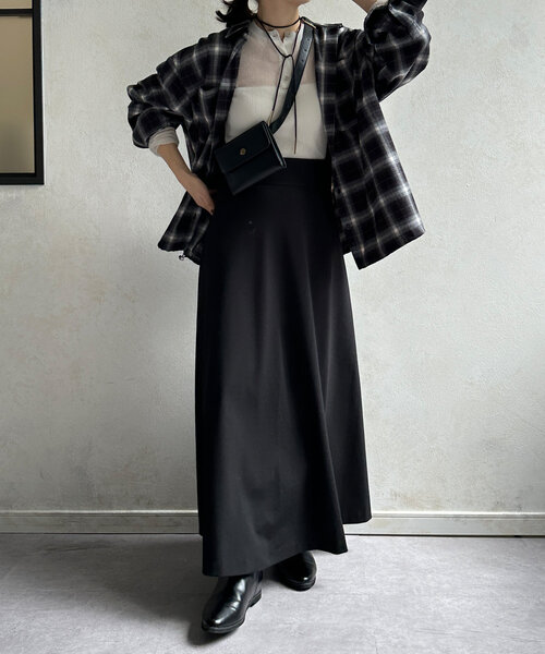 【セール】ポンチフレアスカート（スカート）｜DouDou（ドゥドゥ）