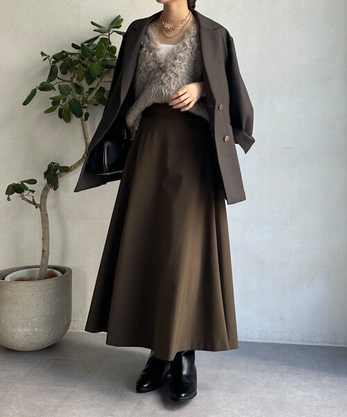 【セール】ポンチフレアスカート（スカート）｜DouDou（ドゥドゥ）