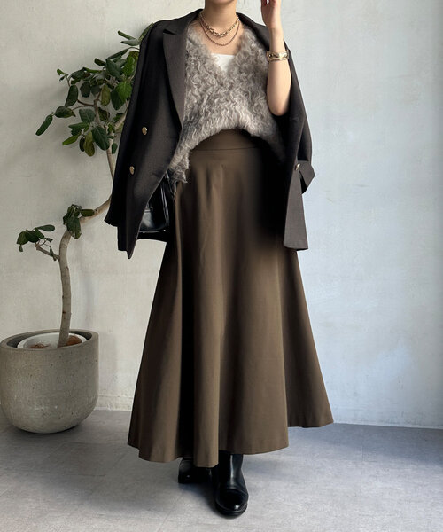 【セール】ポンチフレアスカート（スカート）｜DouDou（ドゥドゥ）