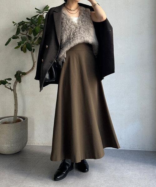 【セール】ポンチフレアスカート（スカート）｜DouDou（ドゥドゥ）