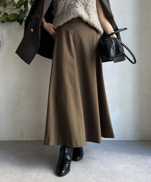 【セール】ポンチフレアスカート（スカート）｜DouDou（ドゥドゥ）