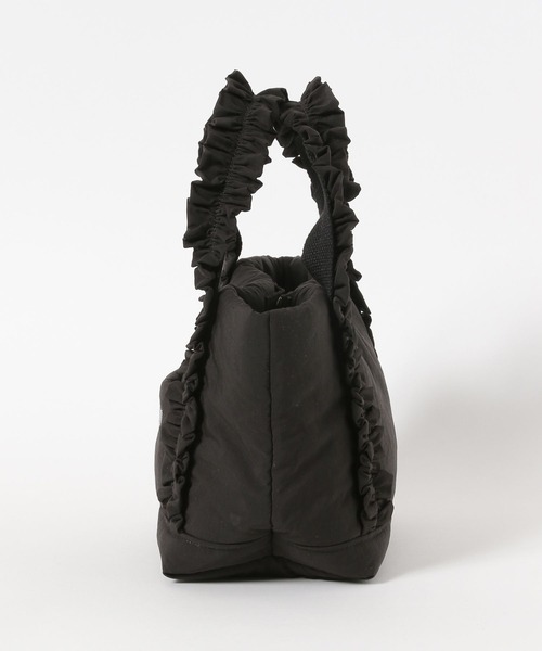 BAYFLOW（ベイフロー）の「[長財布も収納可能サイズ]フリルロゴトートS（トートバッグ・レディース・ブラック/ブルーグレー・FREE）」の13枚目の写真