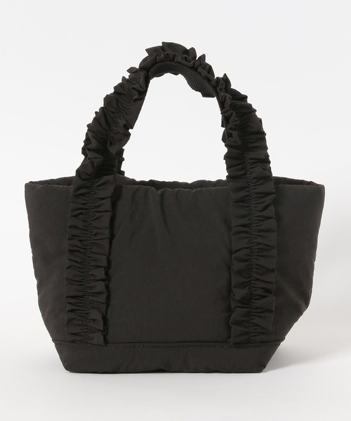 BAYFLOW（ベイフロー）の「[長財布も収納可能サイズ]フリルロゴトートS（トートバッグ・レディース・ブラック/ブルーグレー・FREE）」の20枚目の写真