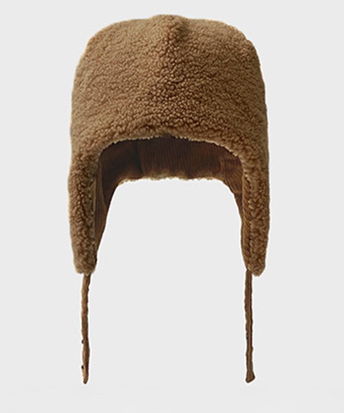 DAY CLOSET（デイ クローゼット）の「レディース 2WAYボア×コーデュロイニットフライトキャップ 耳当て付き（キャップ・レディース・ブラウン/ダークブラウン/ブラック/ベージュ・ONE SIZE）」の13枚目の写真