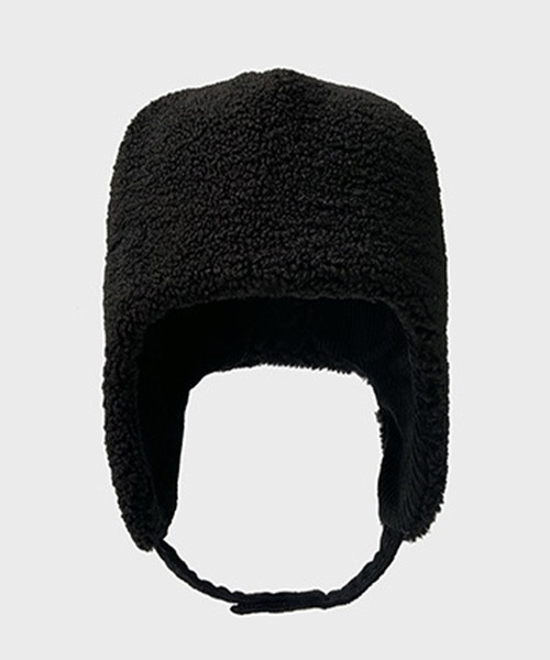 DAY CLOSET（デイ クローゼット）の「レディース 2WAYボア×コーデュロイニットフライトキャップ 耳当て付き（キャップ・レディース・ブラウン/ダークブラウン/ブラック/ベージュ・ONE SIZE）」の6枚目の写真