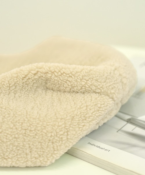 DAY CLOSET（デイ クローゼット）の「レディース 2WAYボア×コーデュロイニットフライトキャップ 耳当て付き（キャップ・レディース・ブラウン/ダークブラウン/ブラック/ベージュ・ONE SIZE）」の18枚目の写真