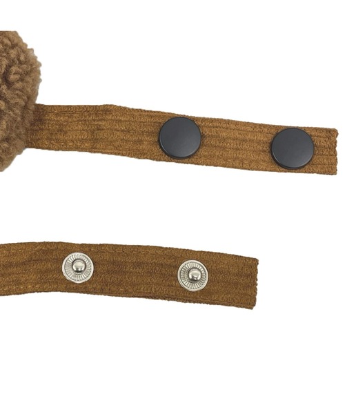 DAY CLOSET（デイ クローゼット）の「レディース 2WAYボア×コーデュロイニットフライトキャップ 耳当て付き（キャップ・レディース・ブラウン/ダークブラウン/ブラック/ベージュ・ONE SIZE）」の20枚目の写真