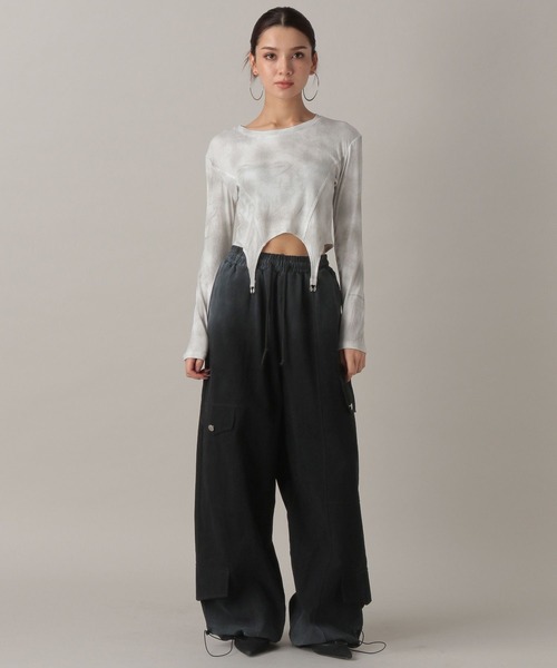 FOREVER 21（フォーエバー トゥエンティーワン）の「【2024FW】グランジカーゴパンツ（カーゴパンツ・レディース・ブラック/グレー系その他/カーキ・FREE）」の7枚目の写真