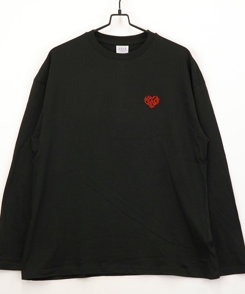 BAYBLO(ベイブロ)の「(GV)ユニセックス ワイドシルエット刺繍ロングスリーブTシャツ(Tシャツ/カットソー・メンズ・ホワイト系その他3/ブラウン/ライトブラック/スミクロ/モカ/ブラック/サックスブルー/ブラック系その他2/ホワイト系その他2/ダークグリーン/ブラック系その他3/ホワイト・L/LL/M)」の15枚目の写真